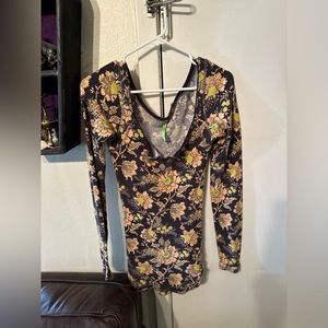 Rare HTF Free People Paisley Thermal VINTAGE from Y2K